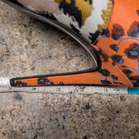 ASOS Women's Wide Fit Putty Point Pumps Mixed Floral Animal Print Modern Size 6 - Picture 11 of 11